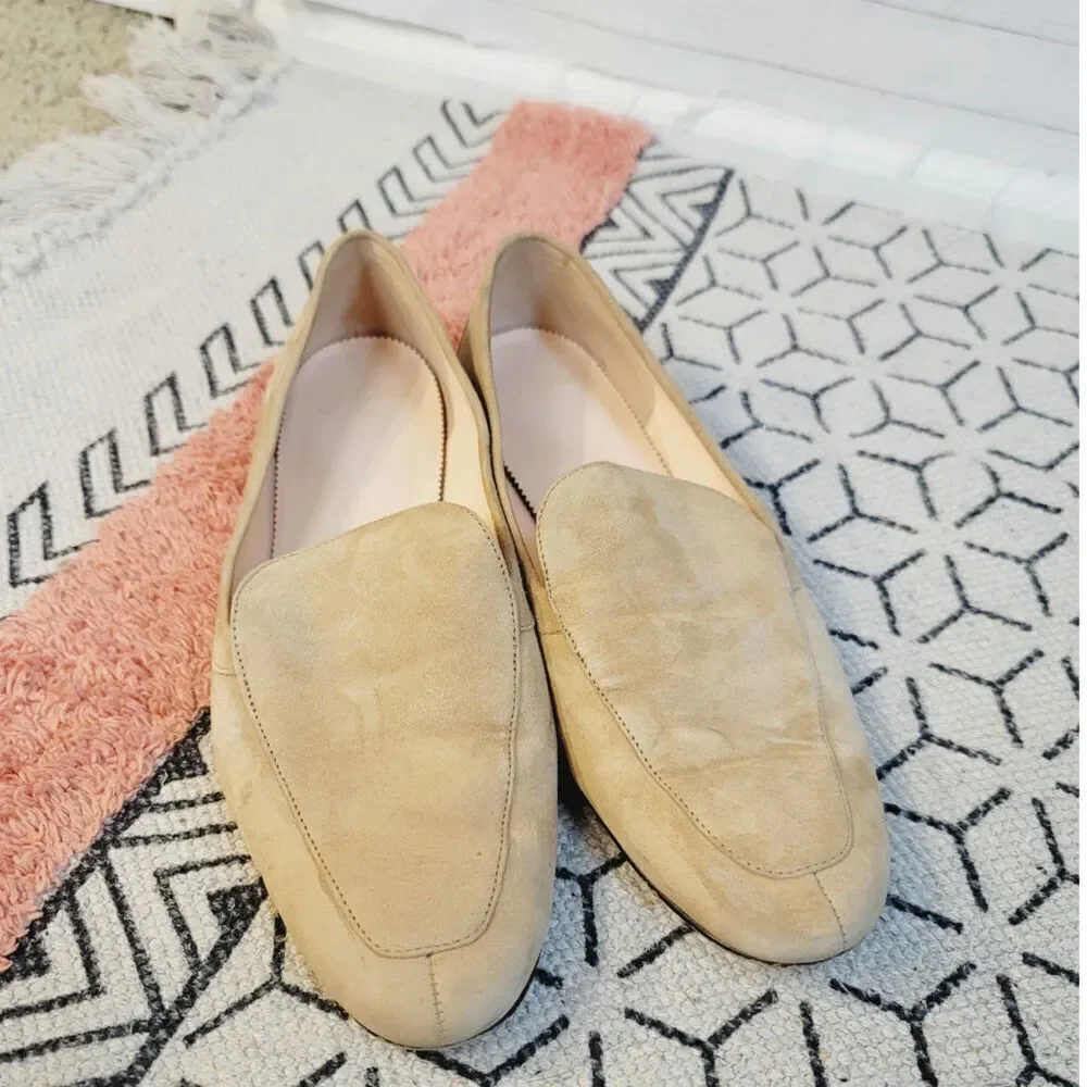 J.Crew Cecile Smoking Slippers in Suede, sz 8.5